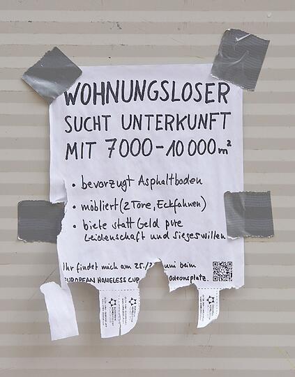 Bilder vom European-Homeless-Cup 2013 am Odeonsplatz.