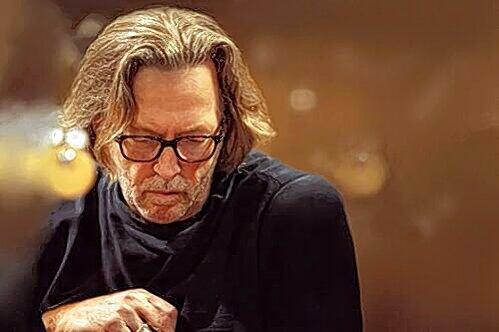 Eric Clapton lauscht der inneren Musik.