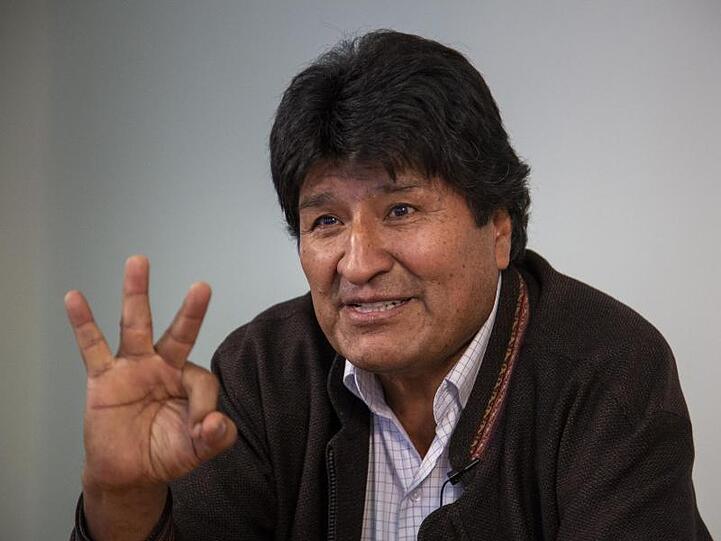 Evo Morales ist im November als Präsident von Bolivien zurückgetreten und lebt im Exil in Argentinien.