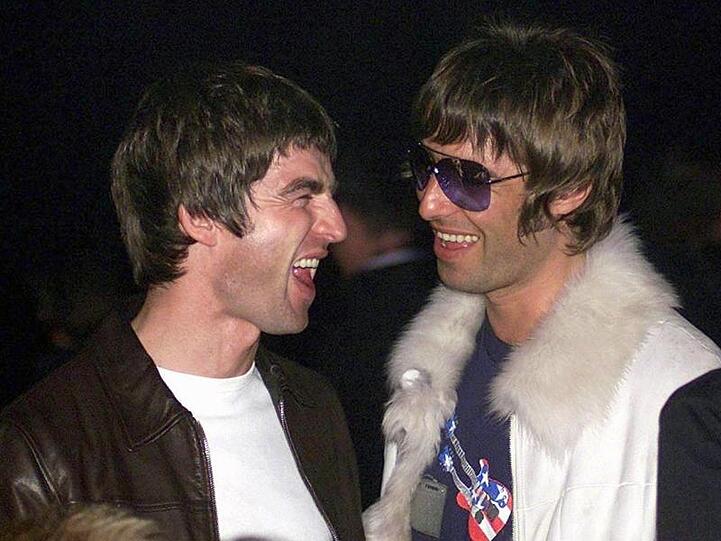 Sie lachten nur selten zusammen: Noel (l) und Liam Gallagher.