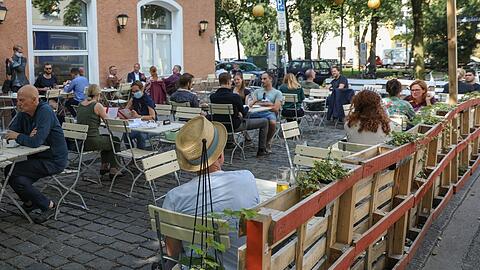 Ein Schanigarten in Giesing - im Winter mit Dach?