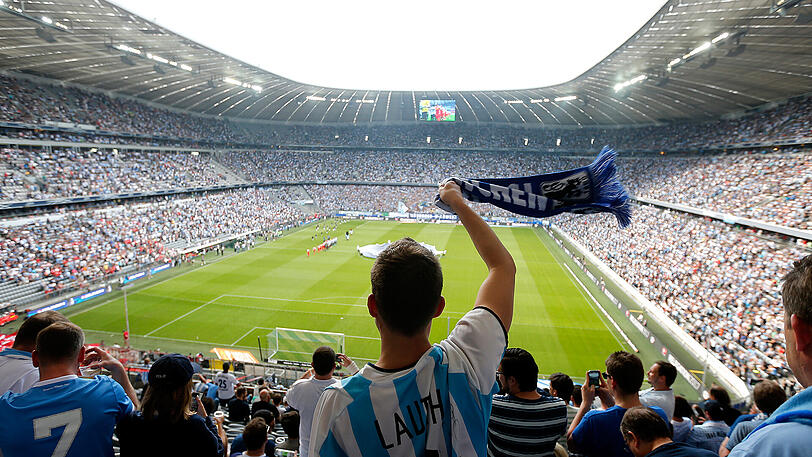 Fasst 75.000 Zuschauer &ndash; und ist für die Löwen einfach zu groß: Die Allianz Arena des FC Bayern.