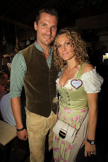 Süßes Paar: Christina Surer und Martin Tomczyk