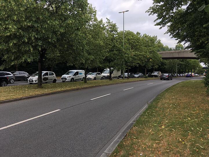 ... und so an der Hansastraße.