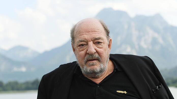 Komponist Ralph Siegel nach einer Fotoprobe für das Musical "Zeppelin" im Festspielhaus Neuschwanstein.