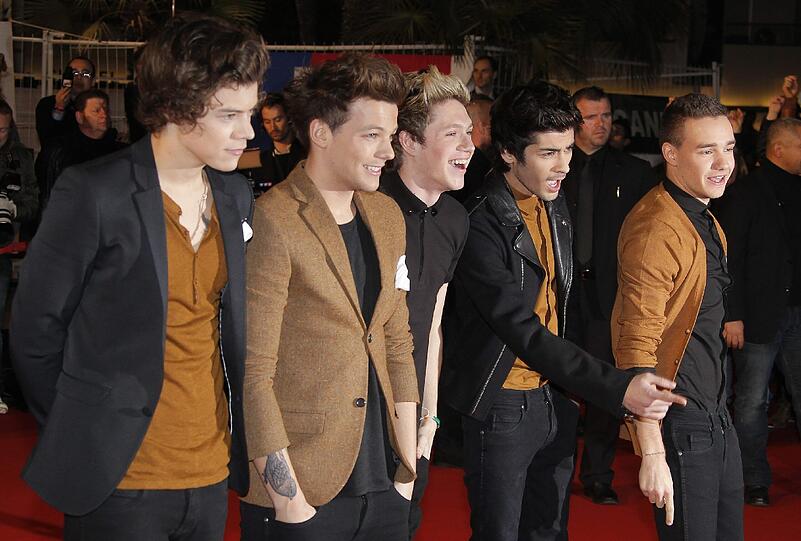 Die Teeniestars von "One Direction"