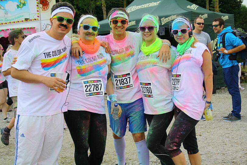Bunter geht's nicht: Der Color Run in Riem. Die Bilder.