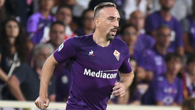 Franck Ribéry im Trikot des AC Florenz.