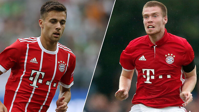 Nachwuchsspieler Milos Pantovic (li.) und Thomas Isherwood verlassen den FC Bayern. Nachwuchsspieler Milos Pantovic (li.) und Thomas Isherwood verlassen den FC Bayern.