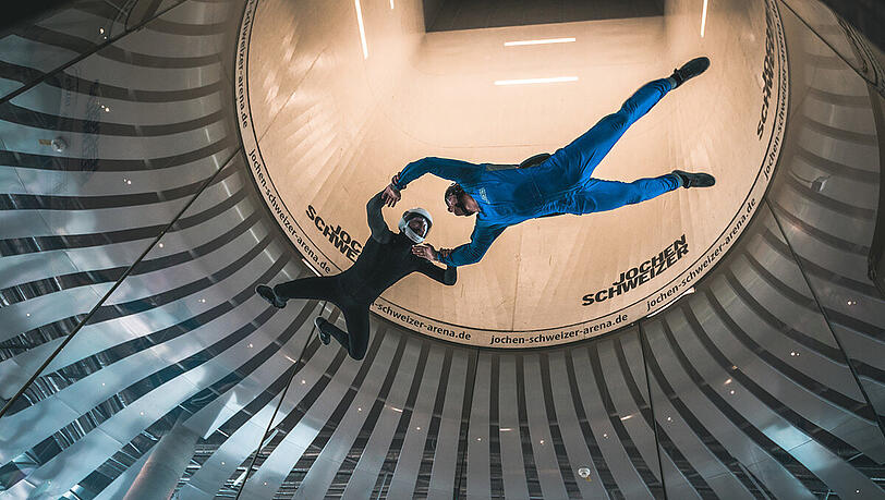 Nervenkitzel beim Skydiving.