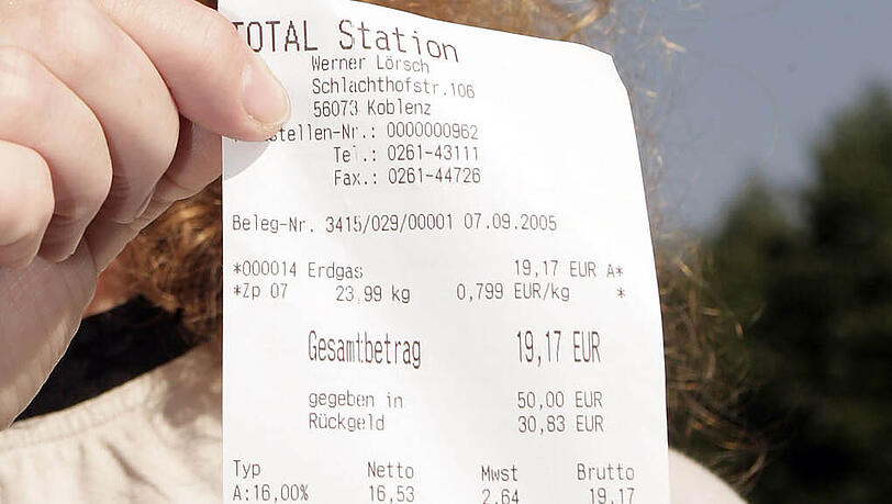 Durch einen Tankbeleg konnte ein Einbrecher überführt werden. (Symbolbild) Durch einen Tankbeleg konnte ein Einbrecher überführt werden. (Symbolbild)