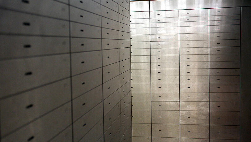 Blick in den Tresorraum einer Münchner Bank. (Symbolbild) Blick in den Tresorraum einer Münchner Bank. (Symbolbild)