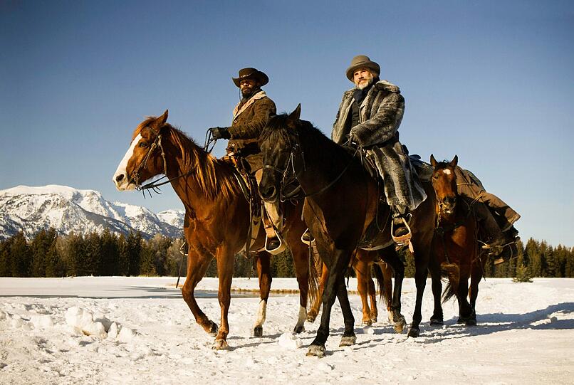 am Freitag, 7. Juni: "Django unchained" von Quentin Tarantino. Eine bizarre, fantastische Abrechnung mit der Sklaverei: Christoph Waltz und Jamie Foxx kämpfen gegen leonardo DiCaprio. Und...