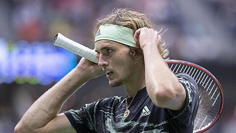 Für Alexander Zverev war bei den US Open im Achtelfinale Schluss.