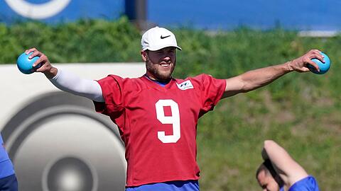Quarterback Matthew Stafford will die Los Angeles Rams zum Sieg führen.