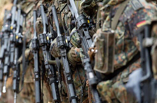 Soldaten der Bundeswehr während einer Übung. Foto: Sven Hoppe/Archiv