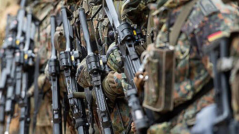 Soldaten der Bundeswehr während einer Übung. Foto: Sven Hoppe/Archiv