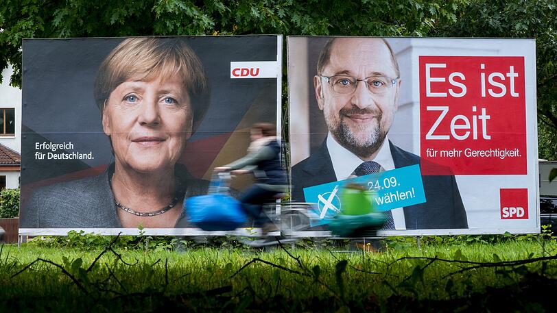 Die letzten Zahlen der Umfragen vor der Bundestagswahl 2017