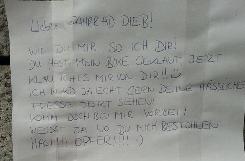 ...sprechen Wut und Schadenfreude.