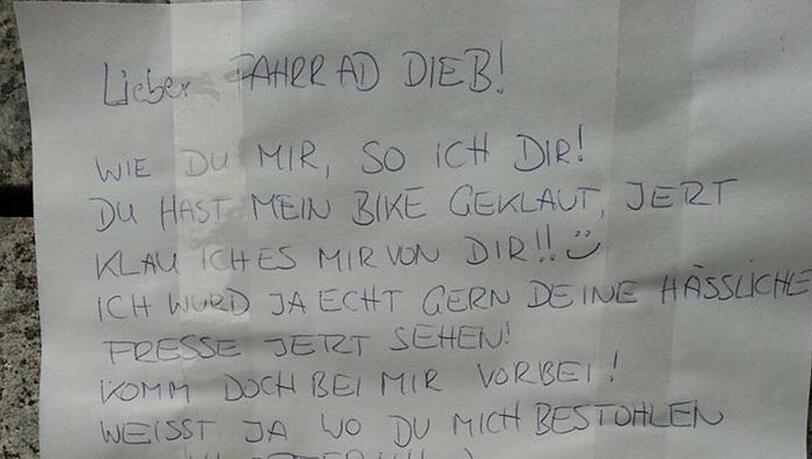 ...sprechen Wut und Schadenfreude. ...sprechen Wut und Schadenfreude.
