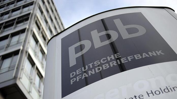 Das Logo der Deutsche Pfandbriefbank (pbb).