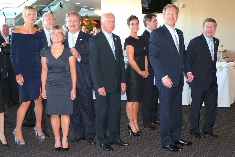 Beckenbauer, Witt, Ude, Wulff und Co.: Die Bilder von Münchens Präsentation vor dem IOC in Durban.