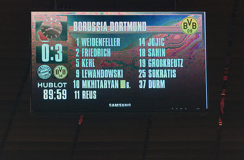 12. April 2014, 30. Bundesliga-Spieltag: 0:3 gegen Borussia Dortmund