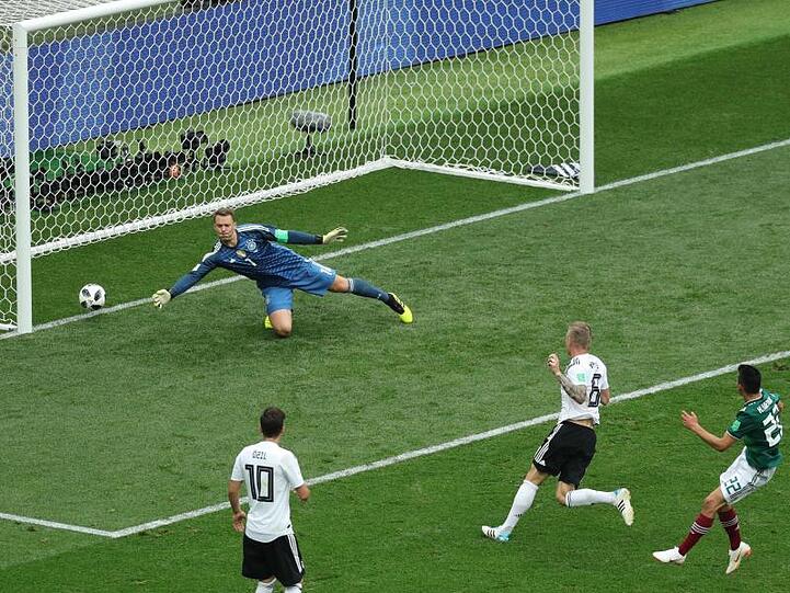 Deutschland verliert bei der Fußball-WM 0:1 gegen Mexiko.
