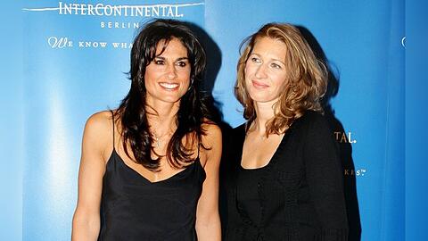 Einst Rivalinnen: Die Tennis-Ikonen Gabriela Sabatini und Steffi Graf.