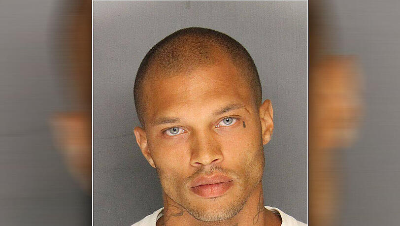 Das "sexy Verbrecherfoto" hatte dem Kalifornier Jeremy Meeks weibliche Fans in aller Welt gebracht. Foto: Stockton Police Department Das "sexy Verbrecherfoto" hatte dem Kalifornier Jeremy Meeks weibliche Fans in aller Welt gebracht. Foto: Stockton Police Department