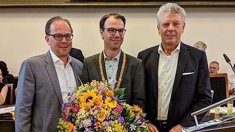 Neuzugang im Stadtrat: Sven Wackermann (Mitte).