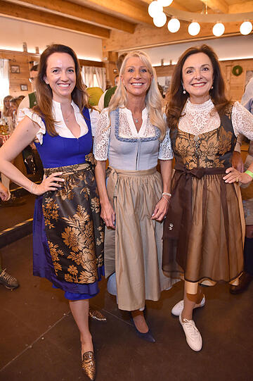 Uschi Dämmrich von Luttitz mit Tochter Stephanie und Karin Söder Uschi Dämmrich von Luttitz mit Tochter Stephanie und Karin Söder