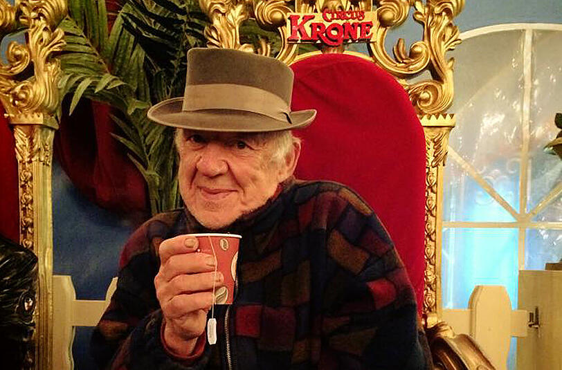 Oleg Popow: sein letzter Besuch im Circus Krone im November 2014.