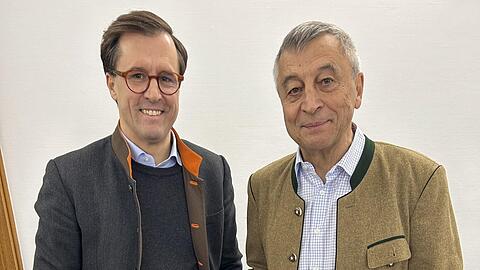 Ziehen die Reißleine vor Gericht: Geschäftsführer Sebastian Priller-Riegele (l.) und sein Vater.