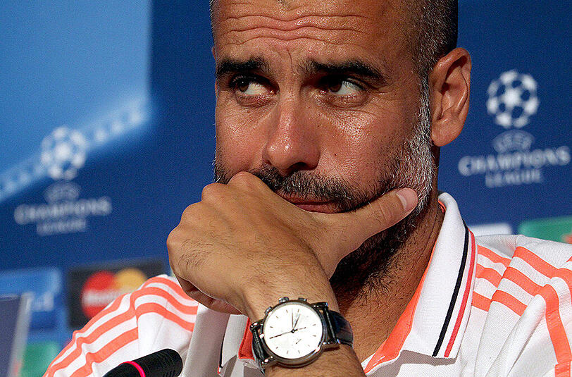Durchaus skeptisch vor dem Spiel gegen Dinamo Zagreb: Bayern-Coach Pep Guardiola.