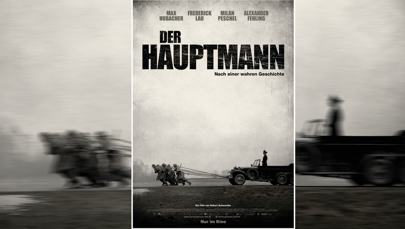 Willi Herold (Max Hubacher) lebt seine Herrenmenschen-Fantasien auch auf dem Rücken deutscher Soldaten aus. Hier müssen sie buchstäblich seinen Karren für ihn aus dem Dreck ziehen. Willi Herold (Max Hubacher) lebt seine Herrenmenschen-Fantasien auch auf dem Rücken deutscher Soldaten aus. Hier müssen sie buchstäblich seinen Karren für ihn aus dem Dreck ziehen.