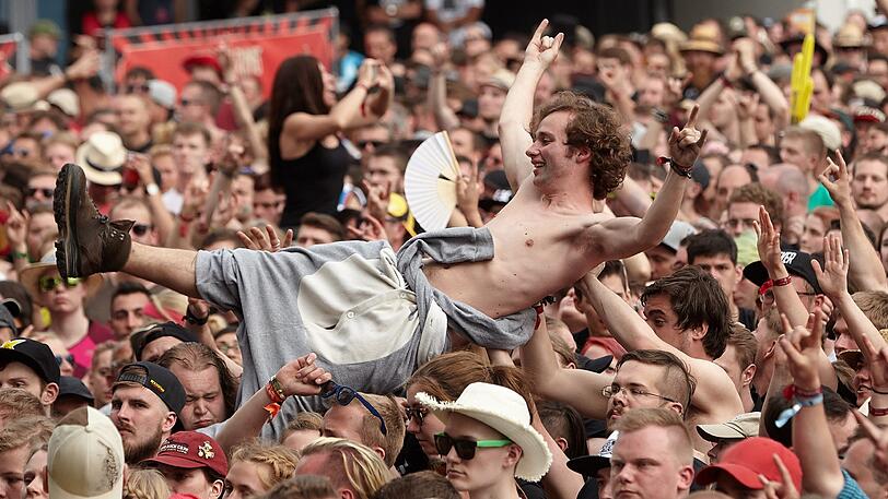 "Rock am Ring": Da war die Welt noch in Ordnung.