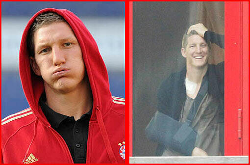 Bastian Schweinsteiger kann wieder lachen: Früh morgens schwitzte der Bayern-Star schon im Kraftraum an der Säbener für sein Comeback.