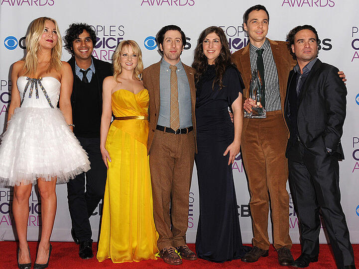 Die "Big Bang Theory"-Cast bei den People's Choice Awards