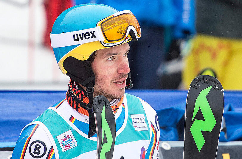 Stefan Luitz als Fünfter, Felix Neureuther als Sechster (Bild) und Überraschungsmann Benedikt Staubitzer auf Rang elf fuhren unter die Top 12 - ein besseres Teamergebnis war in einem Riesentorlauf seit Dezember 2013 in Alta Badia nicht gelungen.