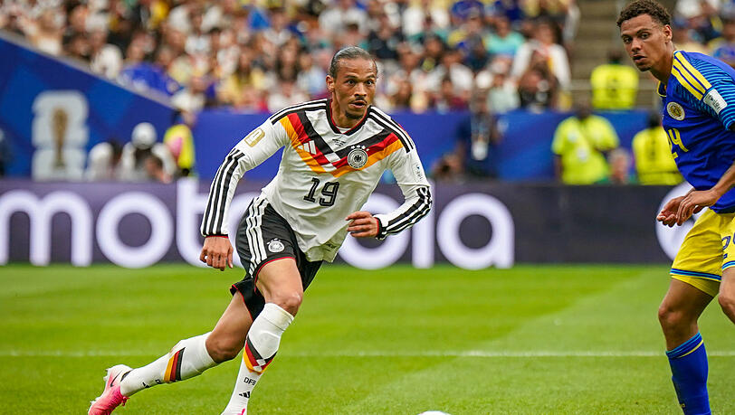 Noch nicht in WM-Form: Leroy Sané. Noch nicht in WM-Form: Leroy Sané.