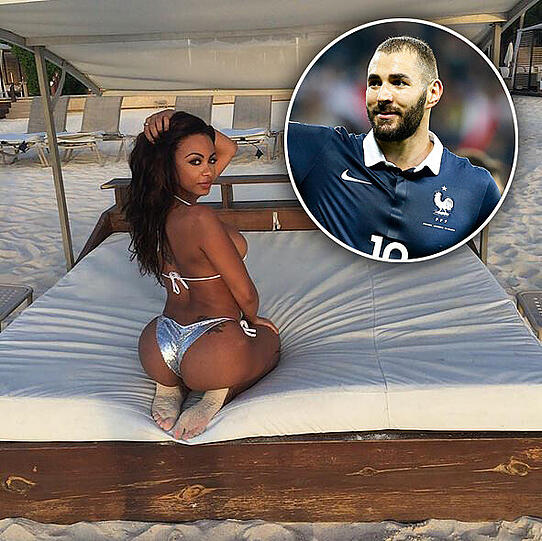 Frankreich: Karim Benzema wird von seiner Model-Freundin Analica Chaves angefeuert