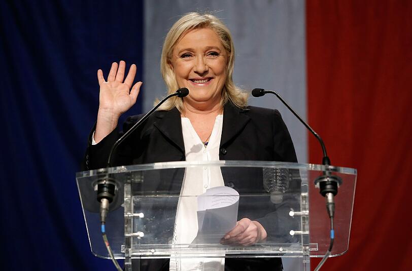 Die rechtsextreme Partei "Front National" von Marine Le Pen feiert einen historischen Wahlerfolg in Frankreich.