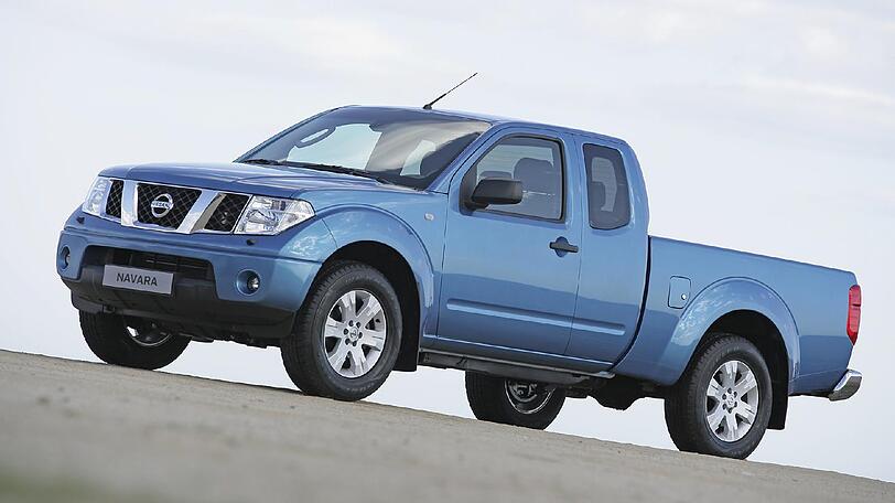 Überraschender vierter Platz im Ranking: Der Nissan Navara, hier der 2005er Modell, ist ein stiller Bestseller.
