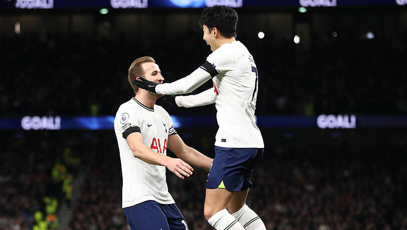 Harry Kane und Heung-min Son harmonierten bei Tottenham über Jahre hinweg bestens. Harry Kane und Heung-min Son harmonierten bei Tottenham über Jahre hinweg bestens.