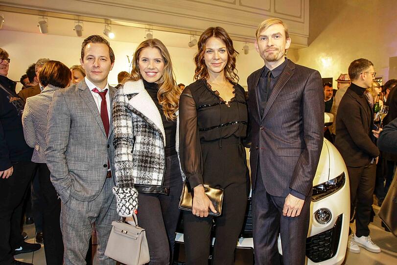 Trystan Pütter, Victoria Swarovski, Jessica Schwarz und William Minke