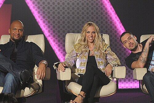 Da war er noch mit dabei: Sido (rechts) mit seinen 'Popstars'-Mitjuroren Detlef D. Soost und Loona