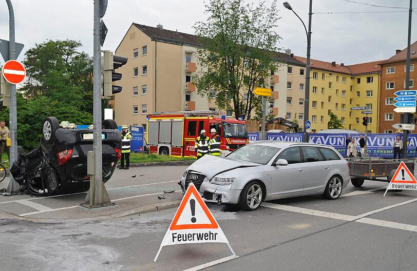 Die Bilder vom Unfall in Haidhausen.