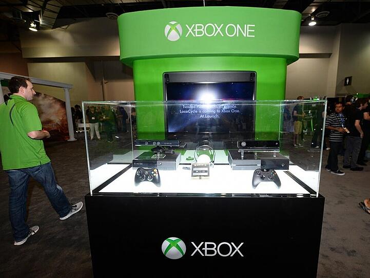 Bald wieder etwas zu präsentieren? Die Xbox One auf der GameStop in Las Vegas 2013