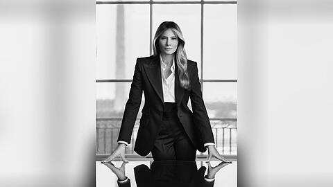 Offizielles Porträt von Melania Trump enthüllt.